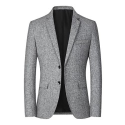 Solid Color Casual Blazer