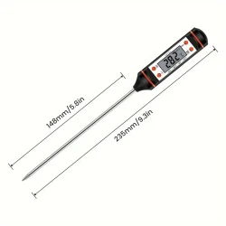 1PC Digital Instant Read Meat Thermometer - Kitchen Food Cooking Thermometer with Backlight LCD