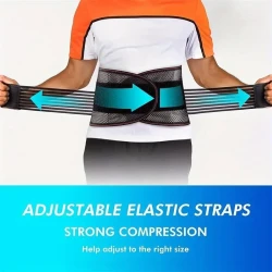 Back Brace for Lower Back Pain Relief and Sciatica - Breathable Lumbar Support Belt