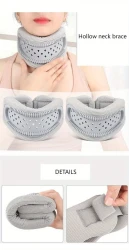 Breathable Silicone Cervical Neck Brace - Ergonomic Hollow Neck Support Pillow