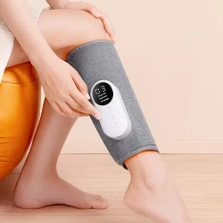 Cordless Electric Leg Massager with Heat - Air Compression for Varicose Veins, Muscle Fatigue, Swelling, and Edema