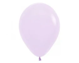 30cm Pastel Matte Lilac Latex Balloons 100pk - Pack of 100