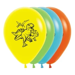 Balloons - Dinosaurs Fashion Assort (30cm) - (Set of 25)