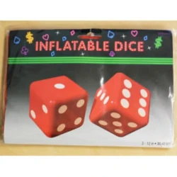 Inflatable Dice Decoration - Pack of 2