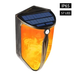 Waterproof Solar LED Garden Security Wall Light with Motion Sensor