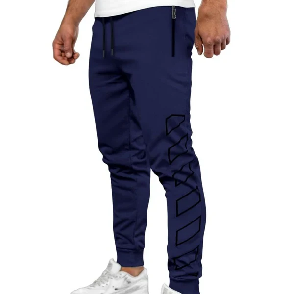 Men's Casual Slim Fit Elastic Waist Sports Pants