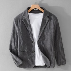 Autumn Cord Slim Jacket For Men