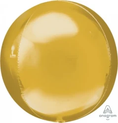 Orbz Balloon Foil Balloon - Self Sealing (Gold )