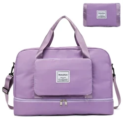 Foldable Women's Gym Duffel Bag