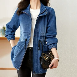 Fashion Custom Denim Jacket Women