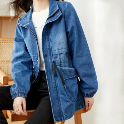 Fashion Custom Denim Jacket Women