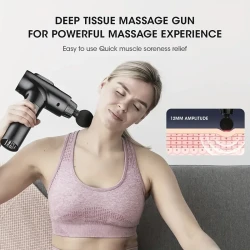 Massage Gun Deep Tissue - Percussion Massage Gun with 9 Attachments & 30 Speed