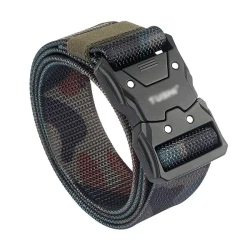 Men's Casual Tactical Camouflage Buckle Nylon Belt