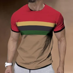 Retro Simple Short Sleeve Round Neck T-Shirt