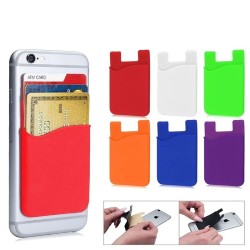 Silicone Mobile Phone Back Pasted Card Holder