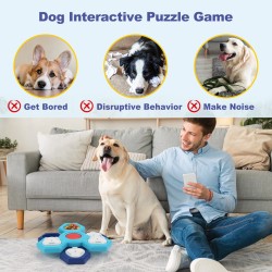 4 Layers Slow Feeder Puzzle Dog Bowls Assemble