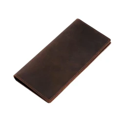 Men's Vintage Leather Ultra-Thin Large-Capacity Wallet