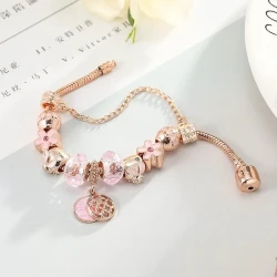 Geometric Rose Gold Bracelet Women's Jewelry