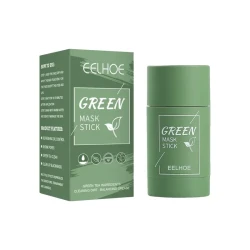 Green Tea Solid Mask Stick - Deep Cleansing, Hydration, and Oil Control, Moisturizing and Firming for All Skin Types