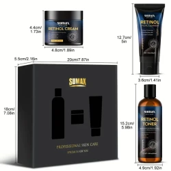 3pcs/set, Men's Retinol Skincare Gift Set, Daily Face Wash,