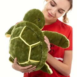 Soft Plush Sea Turtles Stuffed Animals Jumbo Plush Huge Pillow Toys Big Plush Eyes Sea Turtle Stuffed Animal Tortoise Eyed Sea Turtle Plush Animal Sea Turtle Valentine's Day Gift Birthday Gift