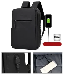 Laptop Backpack With USB Design Business Bags Men