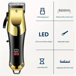 Set Professional Men's Electric Hair Clippers Kit,