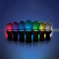 Led Toilet Night Light – Motion Sensor With 8 Colour Changes