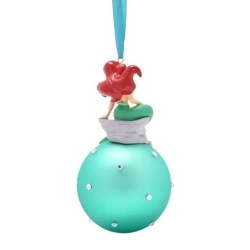 DISNEY CHRISTMAS: ARIEL ON GLASS BAUBLE