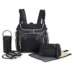 PU Mummy Bag Waterproof Multifunctional Large Capacity