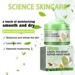 Green Tea Repair Hand Mask Skin Rejuvenation Anti-chapping