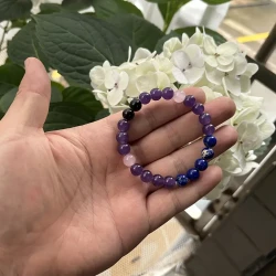 Stress-Relief Healing Crystal Bracele