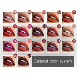 17 colors Long-Lasting Matte Liquid Lipstick