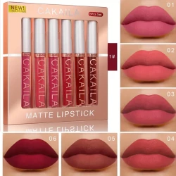 6Pcs Matte Liquid Lipstick Set