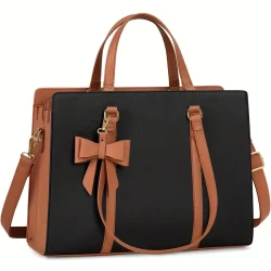 NUBILY Elegant Water-Resistant PU Leather Shoulder Bag