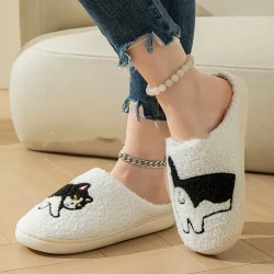 Cartoon Cotton Slippers For Women