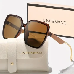 LINFEMAND Oversized Fashion Glasses