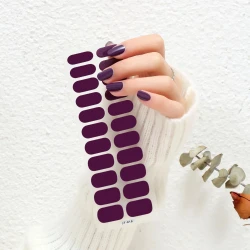 Thermal Semi-curing Nail Beauty Full Stickers