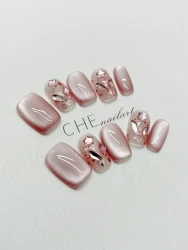 Handmade Custom Nail Beauty Solid Color