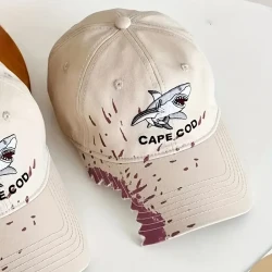 Cape Cod Great White Shark Bite Baseball Cap