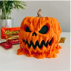 Halloween Pumpkin Candy Bowl