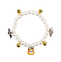 Pet Pearl Necklace Decoration Halloween Cat Collar