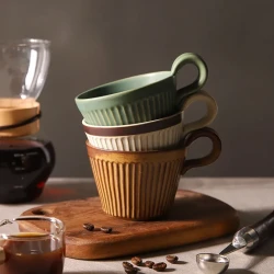 Stoneware Coffee Cup