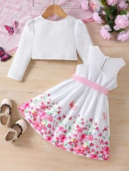 Girls Adorable Long Sleeve Cardigan