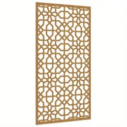 Garden Wall Decoration 105x55 cm Corten Steel Moorish Design