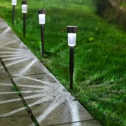 10-Pack Solar Path Lights