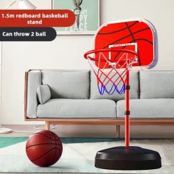 Adjustable Height Kids Basketball Hoop Set - Indoor Play Sports Toy