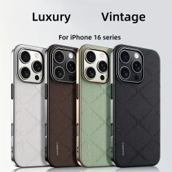 iPhone 16/16Pro/16ProMax phone case, luxury, retro, fashionable