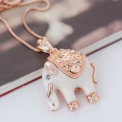 European and American exaggerated cute elephant boutique necklace gifts