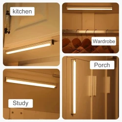 Wireless Long Night Light Bedroom Wiring Free Charging Lamp